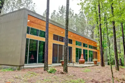 Contemporary Woodland — Design-Build Services project by M & R Sarver Construction