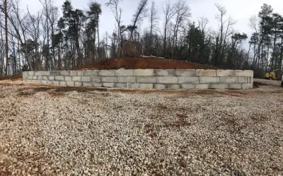 Barn base — Landscape Construction project by Rhino Excavation