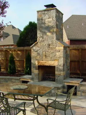 Garden Fire Pit — Landscape Construction project by Kingdom Landscape