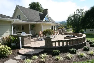 Paver patio project — Landscape Construction project by Mountain View Nursery And Landscaping, LLC