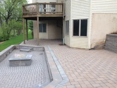Dual-Level Patio and Kitchen — Landscape Construction project by JRS Landscaping LLC