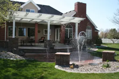 Outdoor Water Play Area — Landscape Construction project by Kimberly Nurseries Landscaping & Irrigation