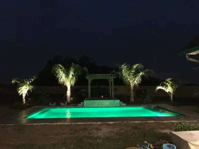 Outdoor Swimming Pool — Landscape Construction project by Lollys Gardening