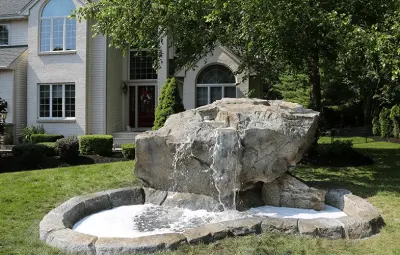 Outdoor Water Elements — Landscape Construction project by Backyard StoneMaster