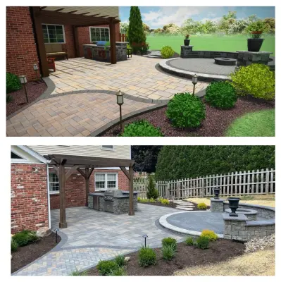Charming alfresco lifestyle by Schellhaas Landscape Construction