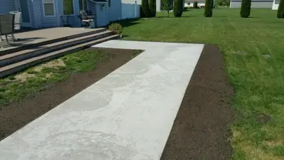 Residential Bluegrass Hydroseeding Project — Landscape Construction project by Blue Grass Hydroseeding