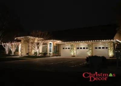California Christmas Illumination — Landscape Construction project by Kaylor Landscape + Christmas Decor