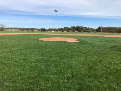 Intelligent High School Baseball Infield — Landscape Construction project by Yoder Lawn