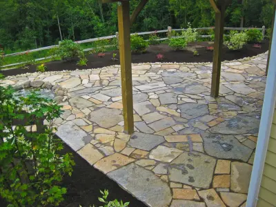Stone Patios and Walkways — Landscape Construction project by Choice Landscapes LLC