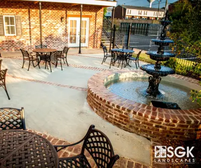 Business Courtyard — Landscape Construction project by SGK Landscapes