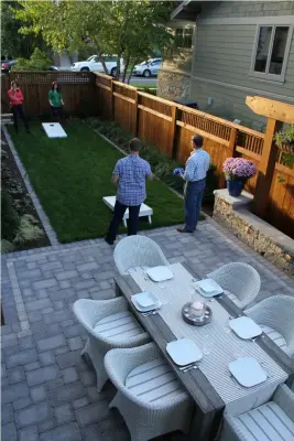 Modern Outdoor Lifestyle — Landscape Construction project by The Bruce Company