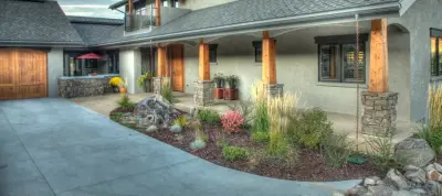 Country Club Entrance Garden — Landscape Construction project by Outback Landscape