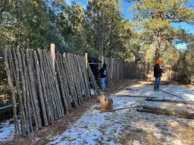 coyote barrier — Landscape Construction project by Mencos Landscaping