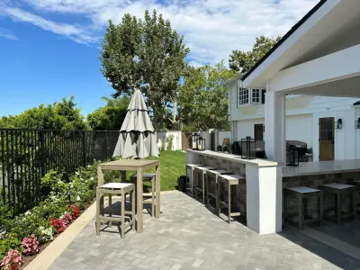 Swimming Pool and Enclosed Patio — Landscape Construction project by Landscape Locators