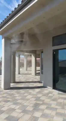Saint George Patio Mist Systems — Landscape Construction project by Desert Mist