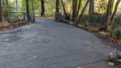Driveway Installation and Compaction — Landscape Construction project by All Seasons Landscaping Of Mason County LLC