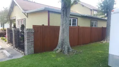 Tailored Fencing Solutions in Lake Charles — Landscape Construction project by Twisted Vines Lawn & Landscaping
