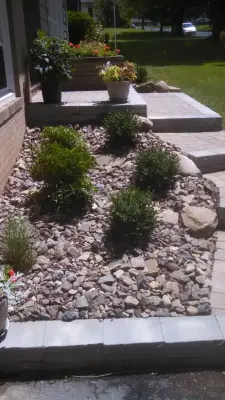Entrance Revamp by Marlinski Landscape & Stone Work