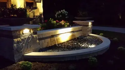 Front Garden Entryway by Outdoor Innovations