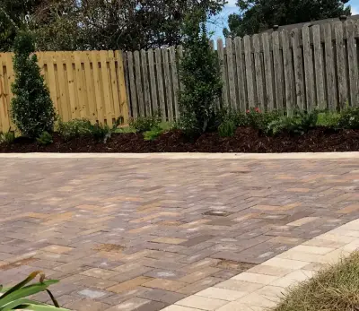 Gallo's Stone Patio — Landscape Construction project by Lollys Gardening
