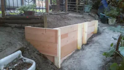 vegetable garden plots — Landscape Construction project by Fire Sparrow Landscaping
