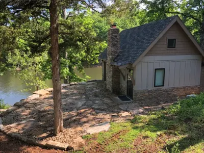 Patio for Guests — Landscape Construction project by Yoder Lawn