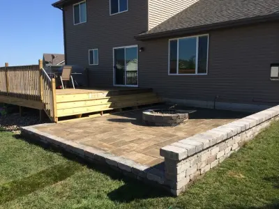 Personalized Fire Pits — Landscape Construction project by Great American Landscape