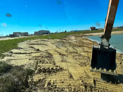 Shoreline Rehabilitation — Landscape Construction project by All Lot Services
