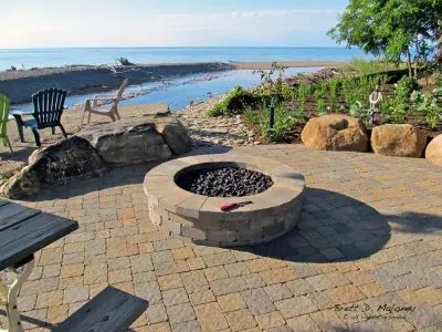 Lakeside Escape — Landscape Construction project by Brett Maloney Landscapes, LLC