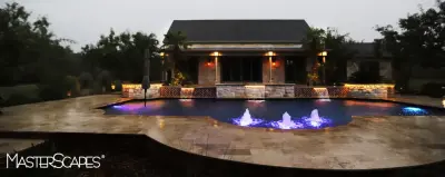 Outdoor Illumination Designs — Landscape Construction project by MasterScapes
