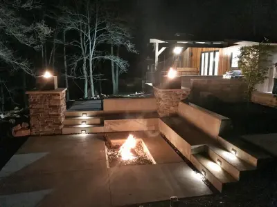 Outdoor Illumination — Landscape Construction project by Naturescape Inc.