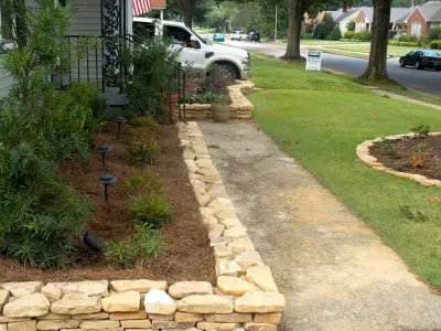 East Memphis Garden Edges, Exterior Illumination, and Flora Choices — Landscape Construction project by Mid-South Curb Appeal, LLC