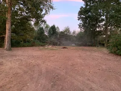 Maryville landscape cleanup — Landscape Construction project by Rhino Excavation
