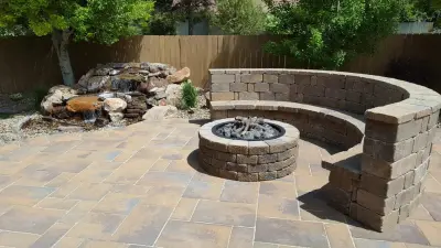 Alfresco Fire Pits — Landscape Construction project by Expressions Of Nature Inc.