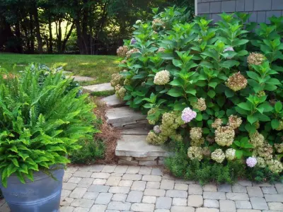 Rock Pathway — Landscape Construction project by Sequoyah Landscaping