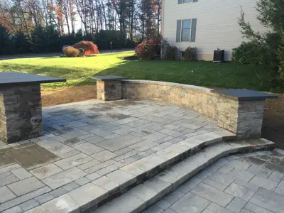 Patio and Grill Outdoor Station — Landscape Construction project by JRS Landscaping LLC