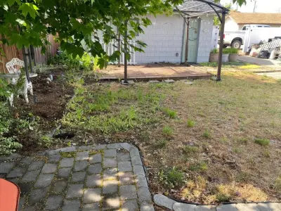 Patio Pavers, Retaining Wall, and Artificial Turf — Landscape Construction project by Dan's Custom Landscape LLC