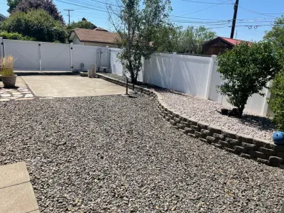 Patio Pavers, Retaining Wall, and Turf — Landscape Construction project by Dan's Custom Landscape LLC