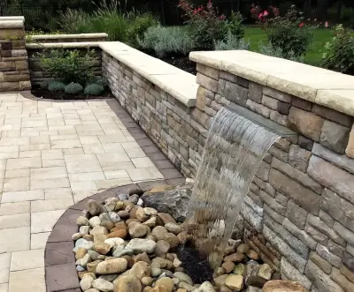Swimming Pool and Barbecue Area Revamp — Landscape Construction project by Blue Fox Landscape Design Inc