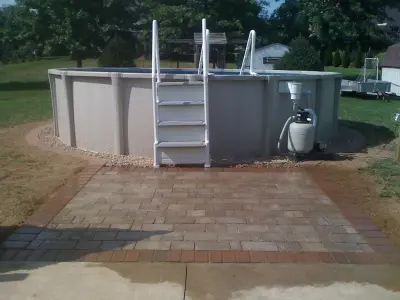 Swimming Areas — Landscape Construction project by A-Z Landscaping LLC
