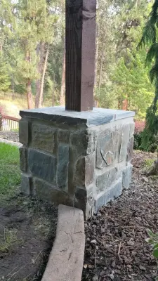 Base Support Structures — Landscape Construction project by North Idaho Outdoor Design