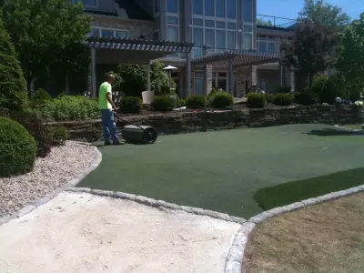 Putting and Practice Greens — Landscape Construction project by A-Z Landscaping LLC