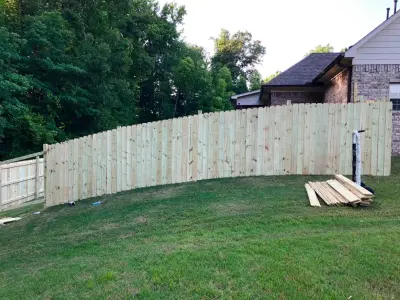 Privacy barrier — Landscape Construction project by Creative Landscapes