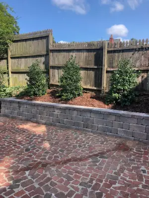 Support Wall — Landscape Construction project by Rickard Landscaping LLC