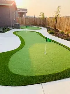 Golf Practice Area — Landscape Construction project by All Exclusive Custom Landscapes, Inc.
