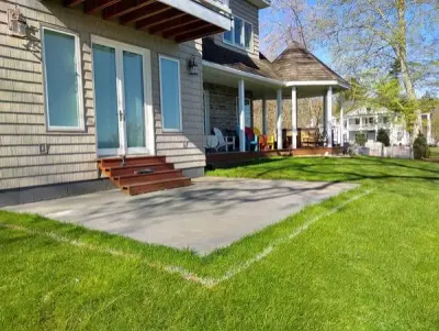 Elevated patio project — Landscape Construction project by Marlinski Landscape & Stone Work