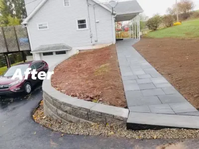 Wall Reinforcement Redesign — Landscape Construction project by Shaylor's Ponds & Patios