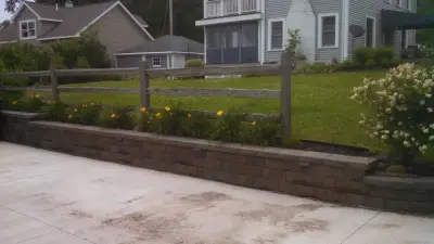 Wall Retention Systems — Landscape Construction project by Marlinski Landscape & Stone Work