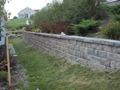 Wall Retention Systems — Landscape Construction project by Northern Scapes, Inc