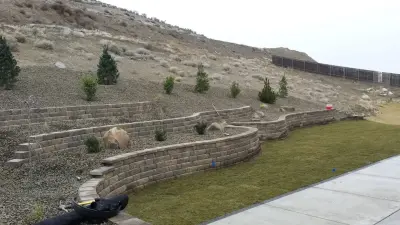 Wall Retention Systems — Landscape Construction project by Musser Landscaping
